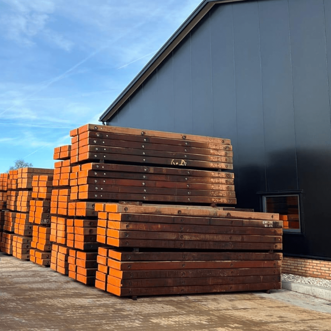 Azobé draglineschotten